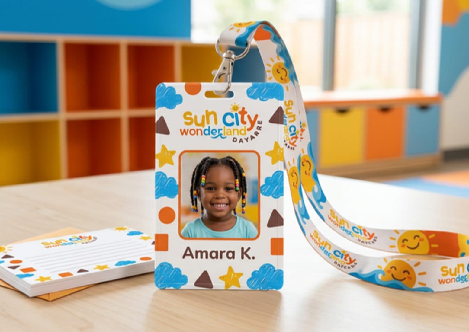 Sun City Wonderland brand guidelines: Application: staff ID